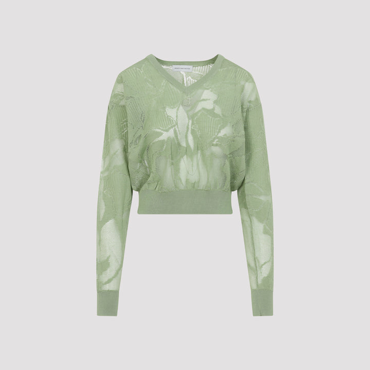 Dries Van Noten Sweater - Verde | dc92a65807adb4f7b4d9372719e1c1a872049ad8
