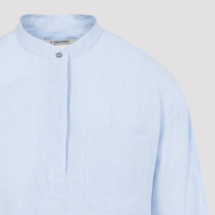 Max Mara`S Shirts - Blu | c43a614bb1e7a4de265549a232377e2184faa348