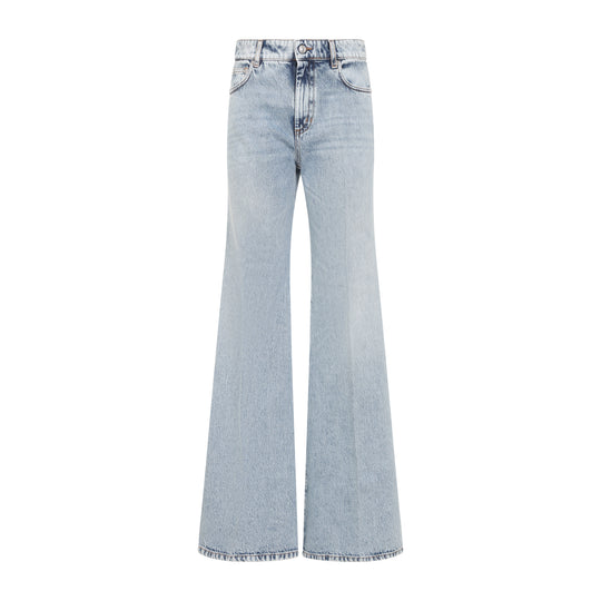 Light Blue Cotton Zero Jeans