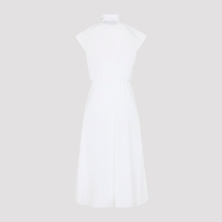 Valentino Midi dresses - Bianco | 3198e878198c914f3bd8374a2f4094fd3b885ff1