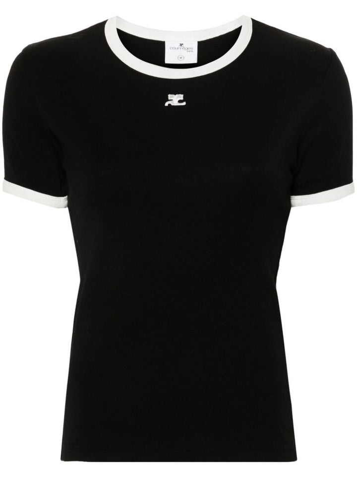 Courreges T-shirts - Nero | a4f400ceec458957d532940c1dc92eb2192d367b