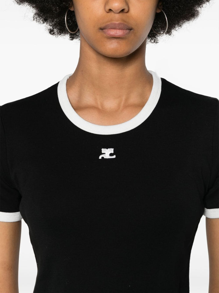 Courreges T-shirts - Nero | fb94e8e6103f9601ef21680f18b09b7c5fdd13fc