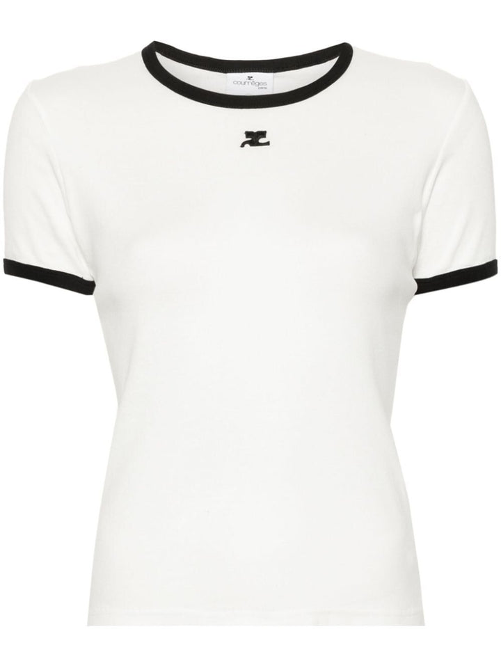 Courreges T-shirts - Bianco | e8272789c70bb43f96fdb473e9510c004cc6335e