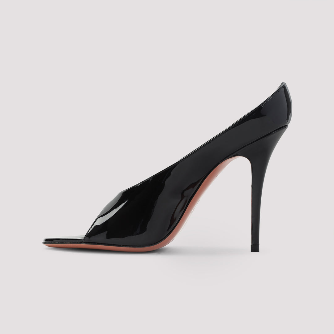 Amina Muaddi Sandali - Nero | 55ac473f2decfae7643e9a82a62f7419d1318992