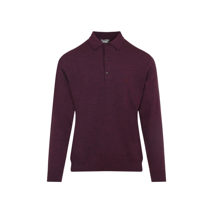 Etro Polo neck - Rosso | 2c7801d69b14ddfe5180fdf8f4ad6c2003a452e9