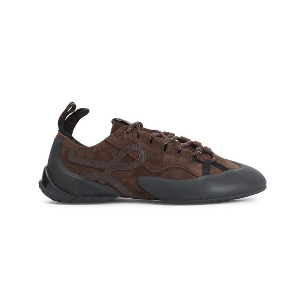 Dark Brown Grip Sneakers