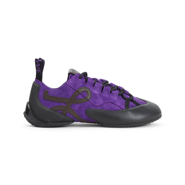 Purple Brown Grip Sneakers