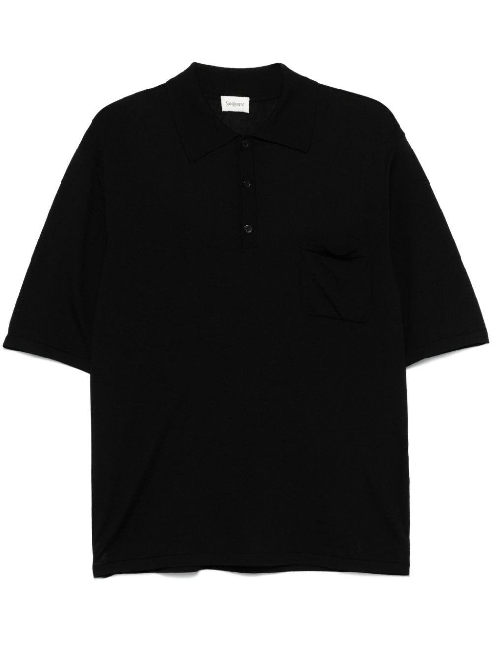 Saint Laurent Paris Polo - Nero | afd9efec9bdbbf35a8fb545db87cd81fcbf0bdab