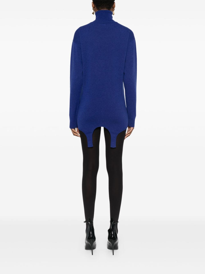 Saint Laurent Paris Turtle neck - Blu | aa2e0f414826f7326e0679288d6cb4cb23779d61