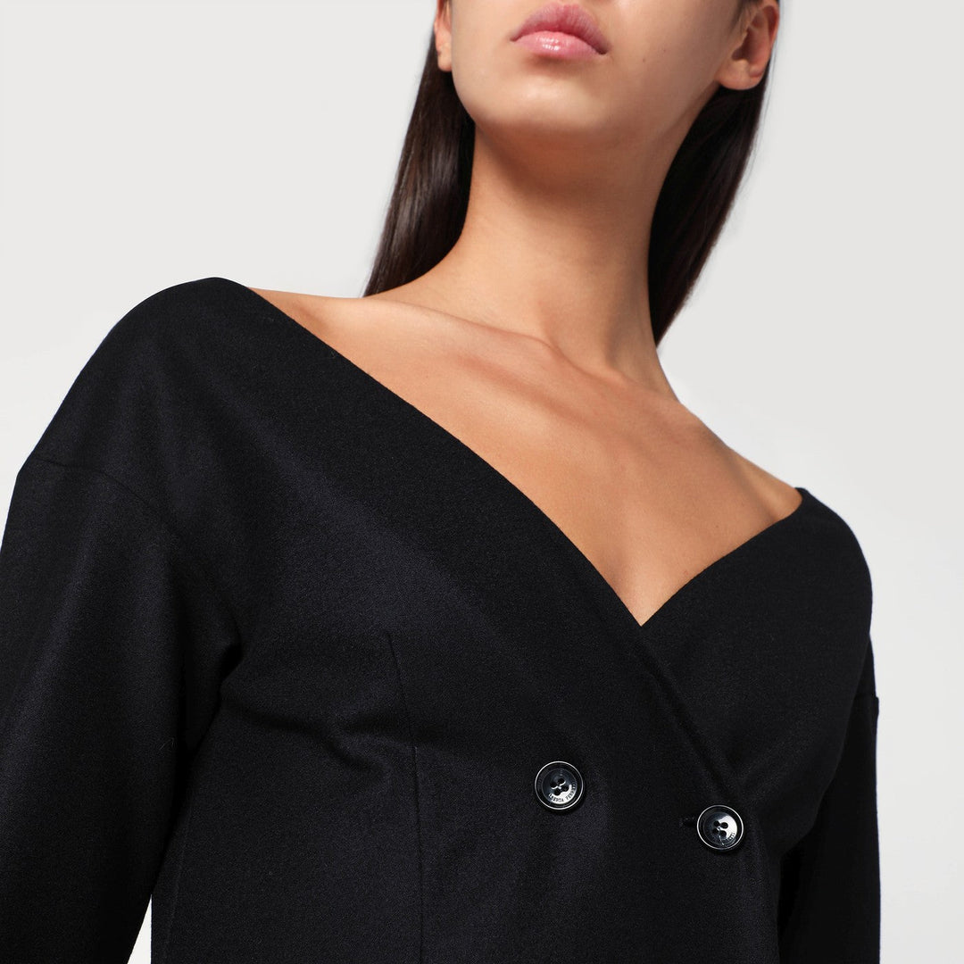 Alberta Ferretti Coats & Jackets - Nero | 844091936af8d20bdb9e5d5066995611a11677d2