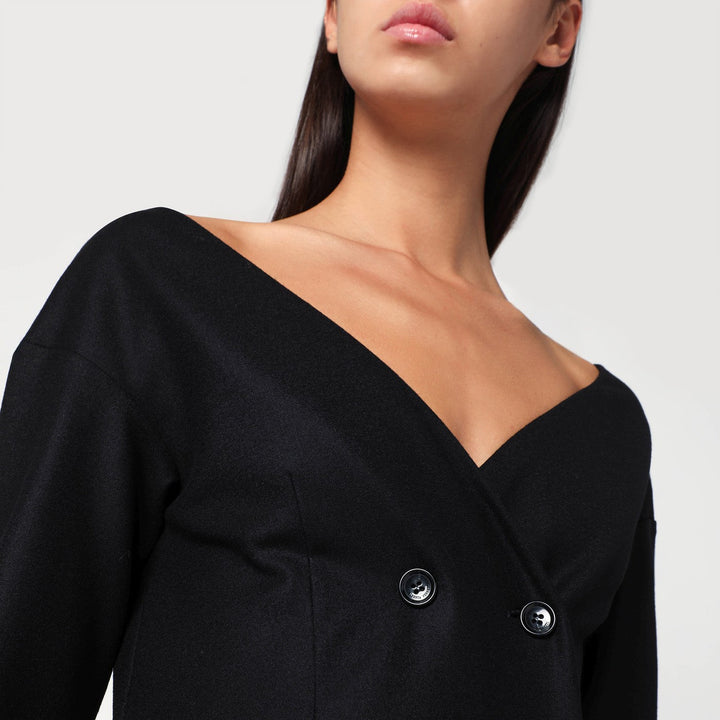 Alberta Ferretti Coats & Jackets - Nero | 844091936af8d20bdb9e5d5066995611a11677d2