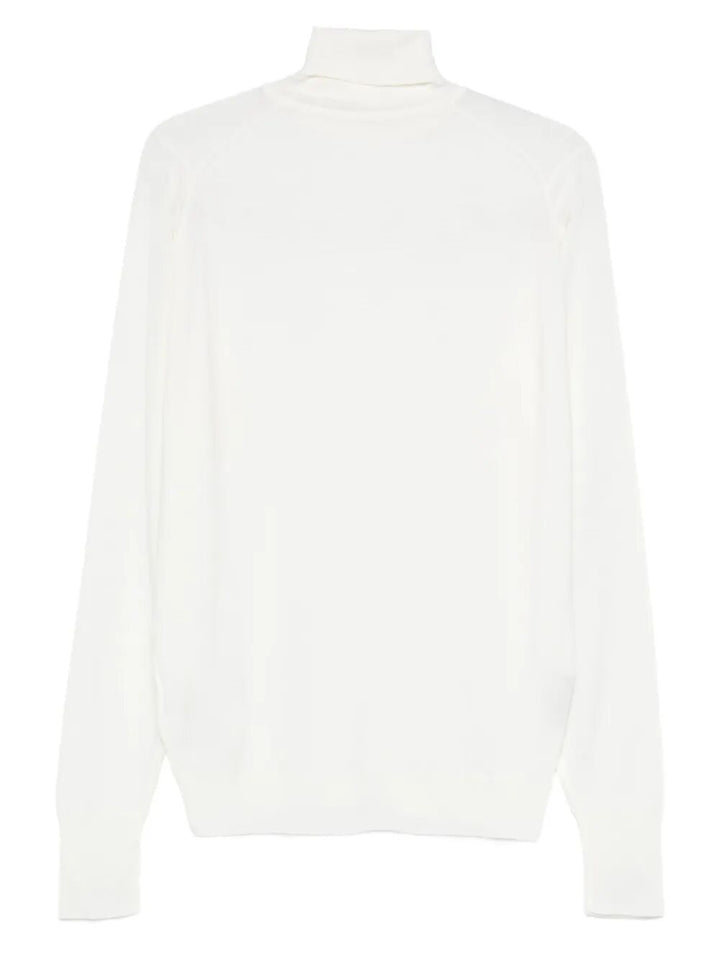 John Smedley Turtle neck - Bianco | 32534b939076b6cbc4e70e671ee78fe8ff7d2dab