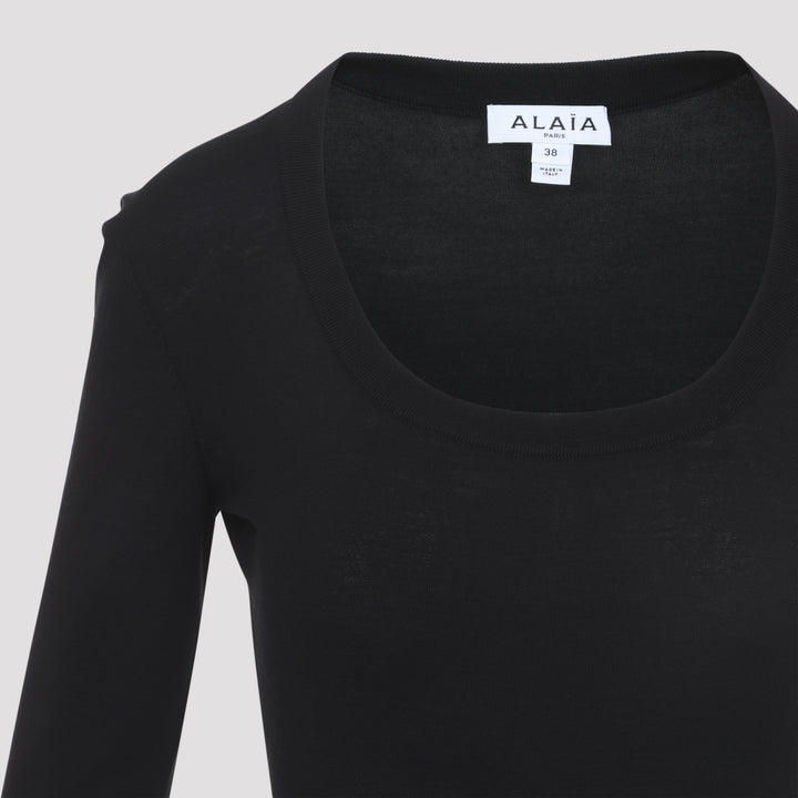 AlaÏA Mini dresses - Nero | 7e3dfbc01c3f93367d4e9a90f05d6f5b61ef34e2