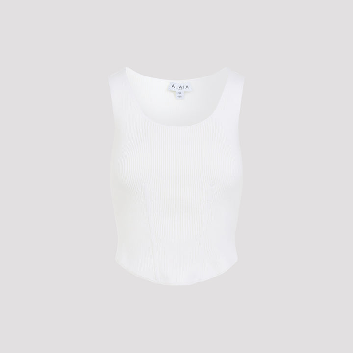 AlaÏA Top - Bianco | 15fa145e1d3c09912c771b9b9e2a8c965f6cad5b