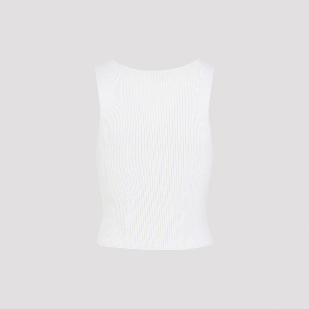 AlaÏA Top - Bianco | b94211450f9c1fdbbce92a42ca891cf4e1e808cb