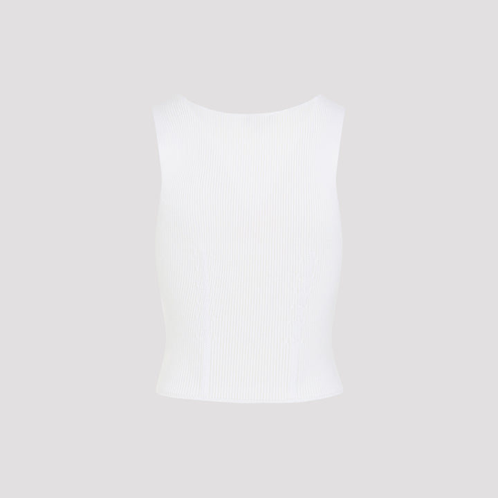 AlaÏA Top - Bianco | b94211450f9c1fdbbce92a42ca891cf4e1e808cb