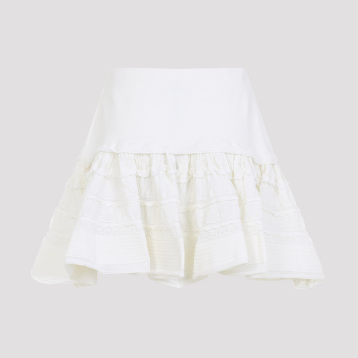 AlaÏA Mini skirts - Bianco | 7ce1d213d4df434692e73de364f453d4c5064b08