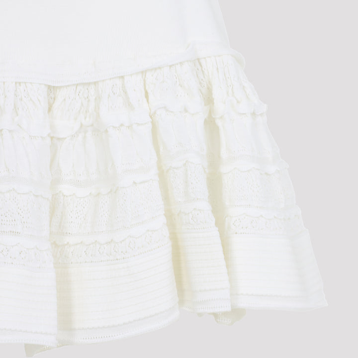 AlaÏA Mini skirts - Bianco | 3d50c7ffd3a959a8b997a9df1e6f58fa172d957a