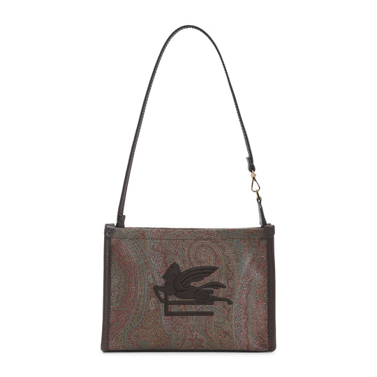 Brown Arnica Cotton Shoulder Bag