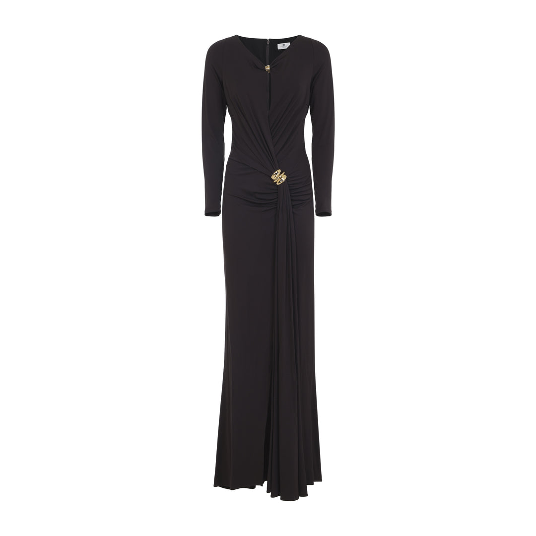 Elisabetta Franchi Long dresses - Marrone | 03ad55667ebebc3f3902133d0e0bf749d4159b9f