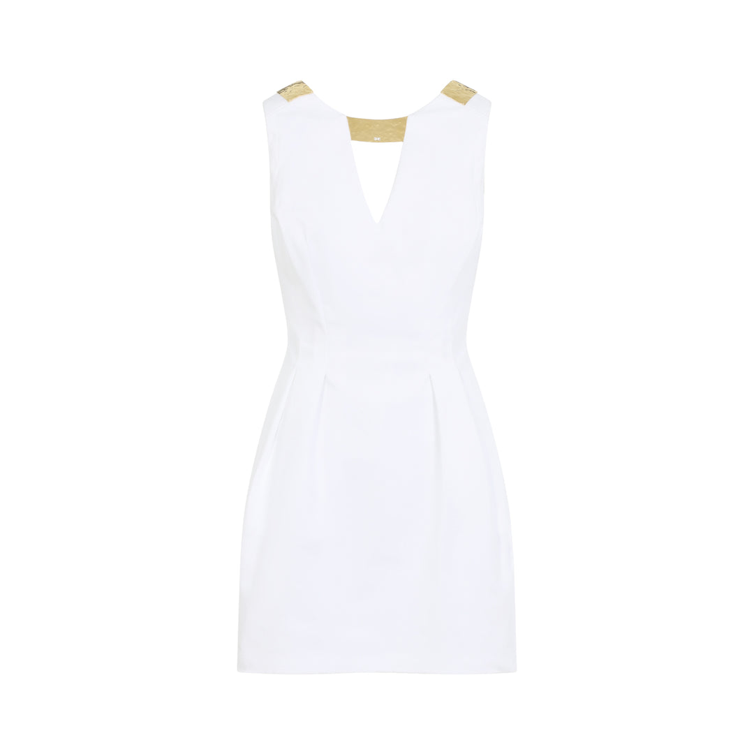 Elisabetta Franchi Mini dresses - Bianco | 0c5aa210089ccec62be55475ffcaccb3760b1f0a