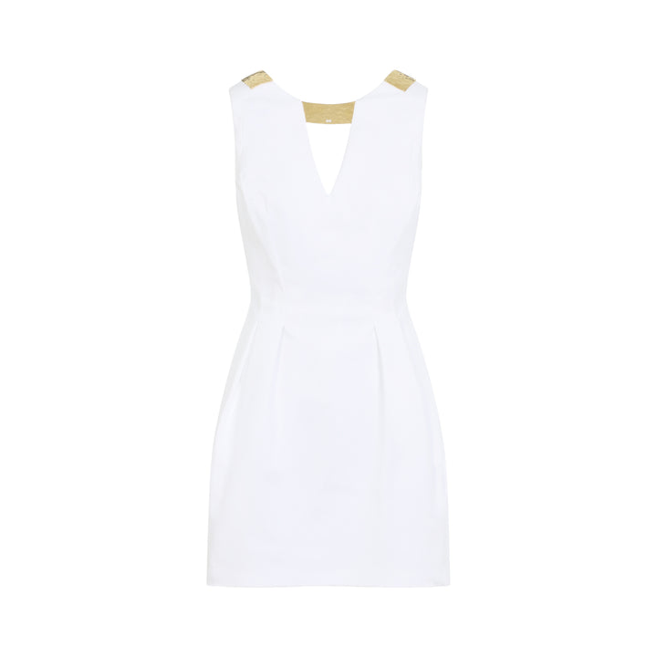 Elisabetta Franchi Mini dresses - Bianco | 0c5aa210089ccec62be55475ffcaccb3760b1f0a