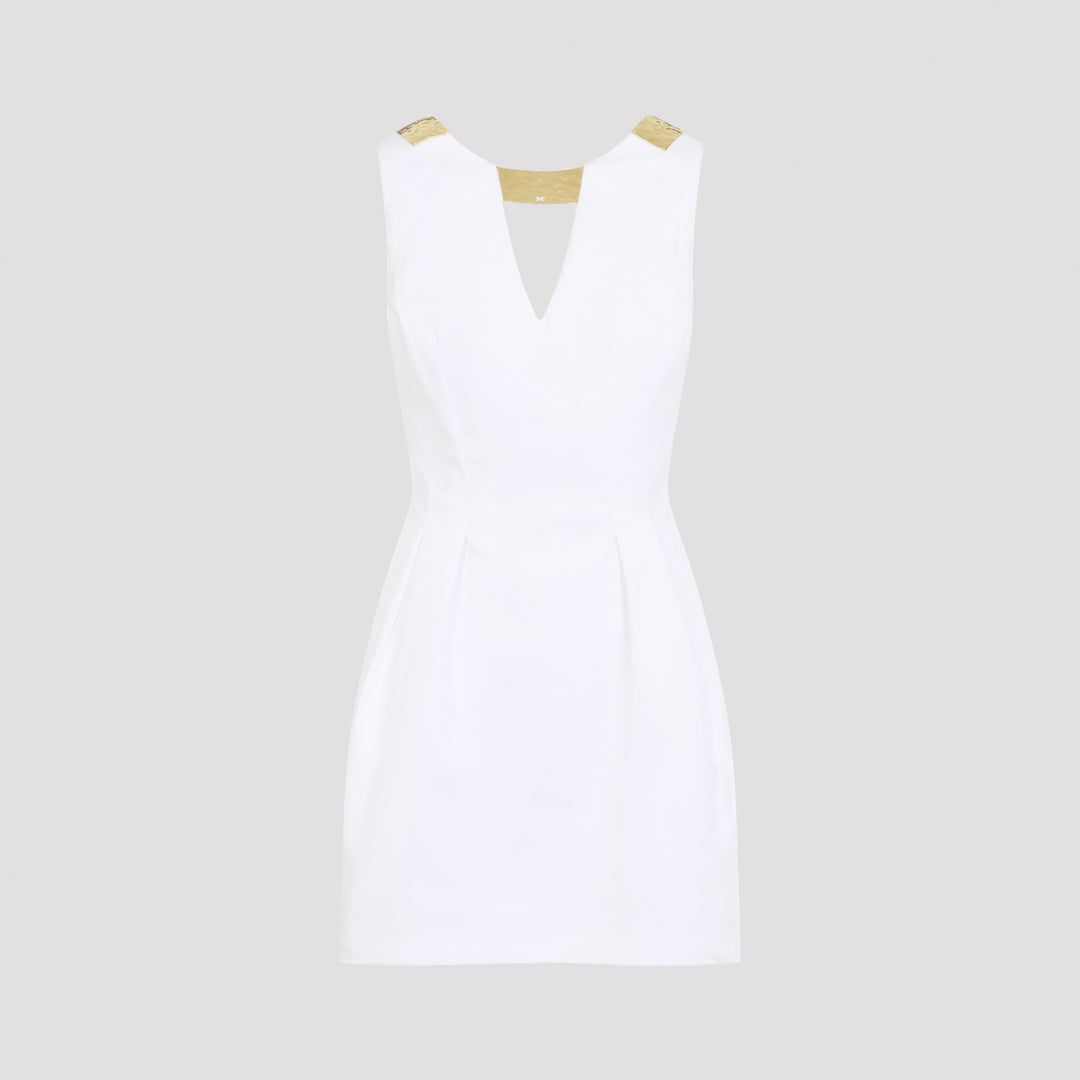 Elisabetta Franchi Mini dresses - Bianco | 420432557fb11892a00b93dc785735b5911cf105