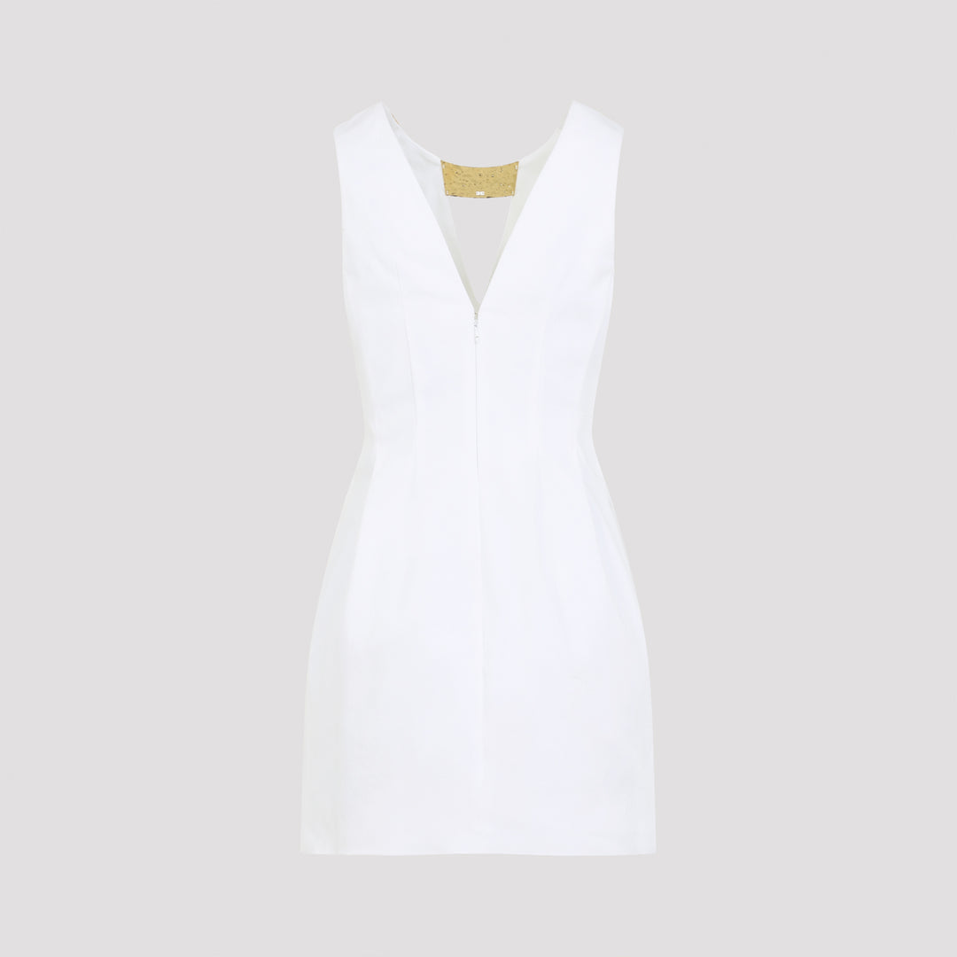Elisabetta Franchi Mini dresses - Bianco | e0b5f603f7becd900347152ed068731b594b44c2