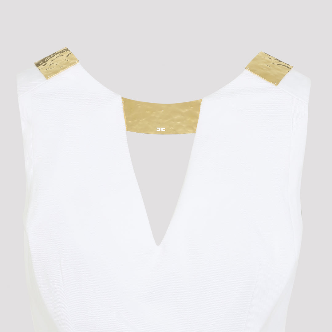 Elisabetta Franchi Mini dresses - Bianco | 9ced7562e24e59fcb5def3b4dc4f2ff9bfc9973f