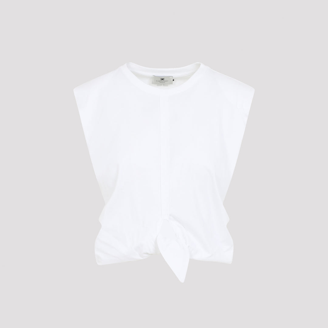 Elisabetta Franchi T-shirts - Bianco | 3bfcf2a7cf34a187a4106f87f03465b8115c7d2e