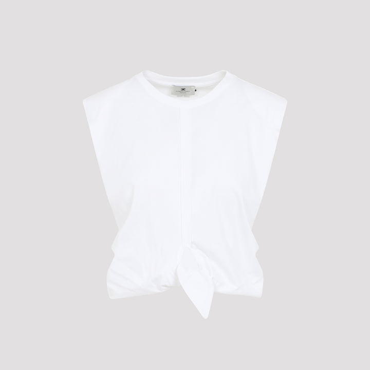 Elisabetta Franchi T-shirts - Bianco | 3bfcf2a7cf34a187a4106f87f03465b8115c7d2e