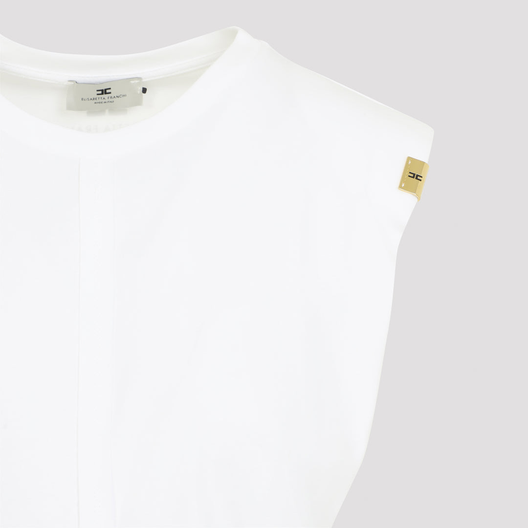 Elisabetta Franchi T-shirts - Bianco | f51c9a6b185a5711f9ce5a258a5fddc8f63d1c42