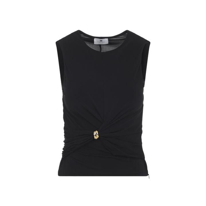 Elisabetta Franchi Top - Nero | fad5628f1da294ead143e49b7ebddcd8069b9f7f