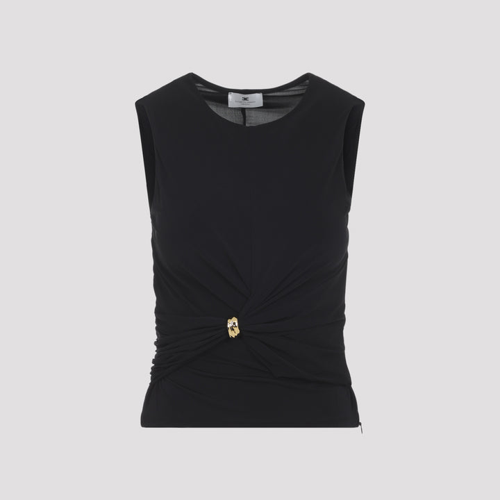Elisabetta Franchi Top - Nero | 2fc1ba1edc977a5926a975f54e9c004950d8a9ec