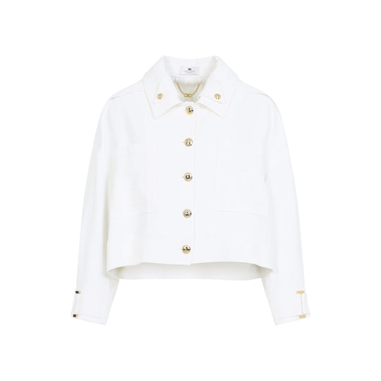 Ivory White Boxy Jacket