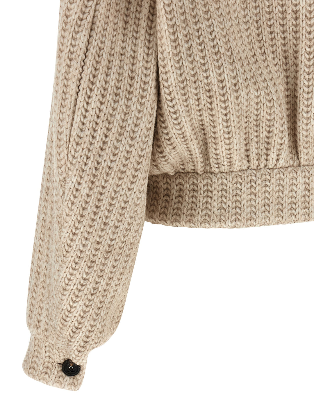 Giuseppe Di Morabito Wool Bomber Jacket Puffer Jackets - Beige | 0bb1d9b013b6ea90f9882bd799ae87be180f0d55