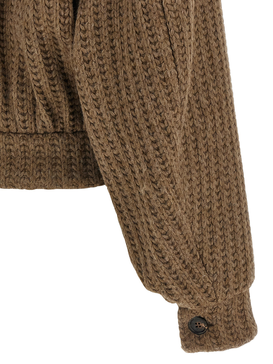 Giuseppe Di Morabito Wool Bomber Jacket Puffer Jackets - Marrone | 54e74f6578684bc271ce4ea810a681b81b66c66d