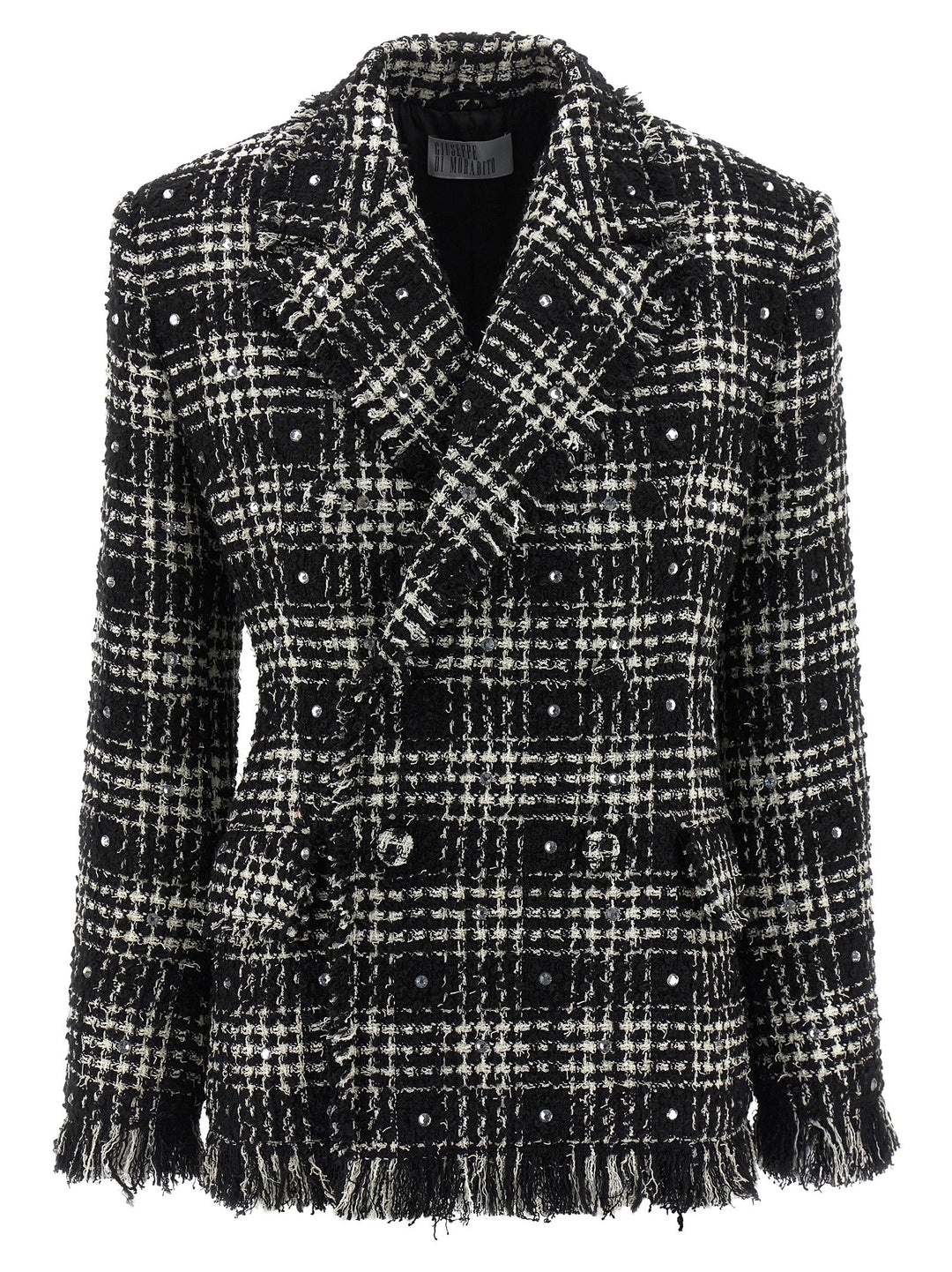 Giuseppe Di Morabito Tweed And Rhinestone Blazer BlazerS - Bianco/Nero | 1b6d8c71771a9d9404866dff58b262954bb3c3f8