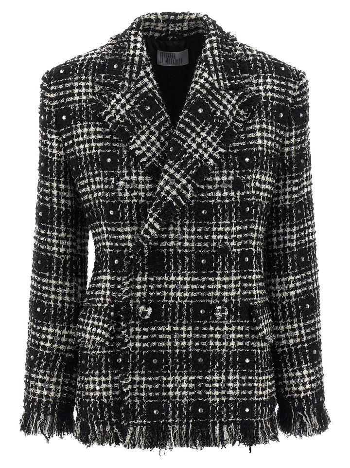 Giuseppe Di Morabito Tweed And Rhinestone Blazer BlazerS - Bianco/Nero | 1b6d8c71771a9d9404866dff58b262954bb3c3f8