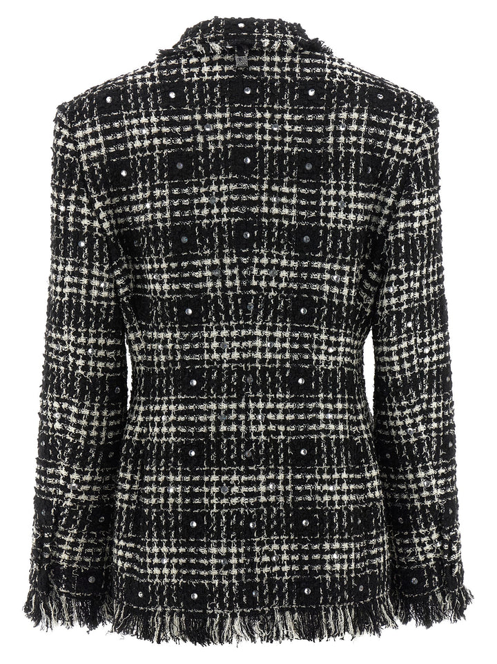 Giuseppe Di Morabito Tweed And Rhinestone Blazer BlazerS - Bianco/Nero | 1d6d9193ef86ea1646ccba0119da5b8d86a2c5f2