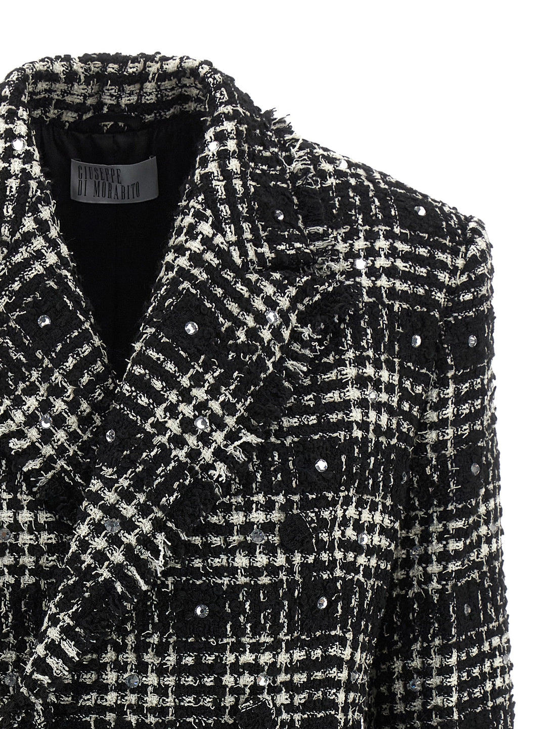Giuseppe Di Morabito Tweed And Rhinestone Blazer BlazerS - Bianco/Nero | f4c9bbd462265810a544f96ee2e3190434ea6f39