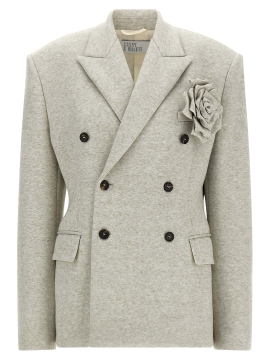 Pink Blazer Blazers Beige