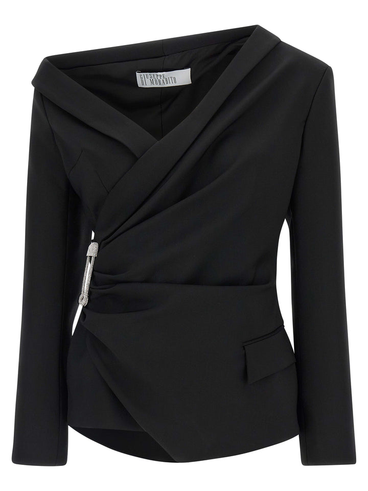 Giuseppe Di Morabito Asymmetrical Blazer BlazerS - Nero | f1b3d23d9582001f96ea68ff0bebf387377e3840