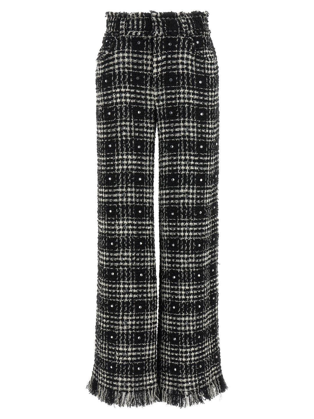 Giuseppe Di Morabito Prince Of Wales Pantaloni - Bianco/Nero | b006a66e14cc665b13a17c15853a5b24b1958e66