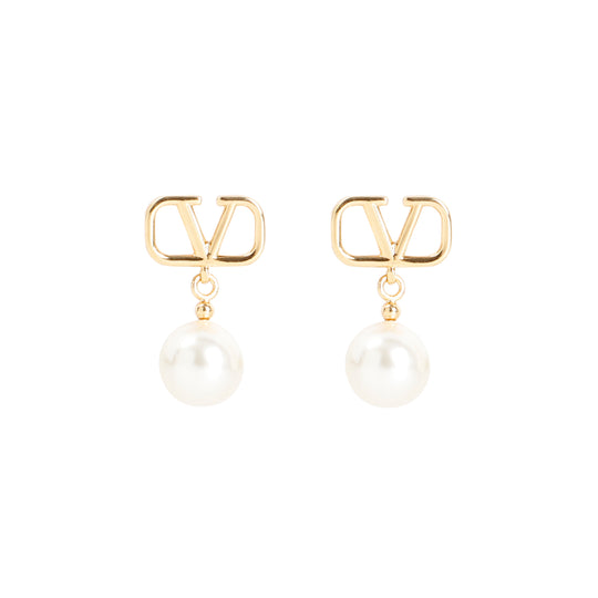 Vlogo Signature Pearl Earrings