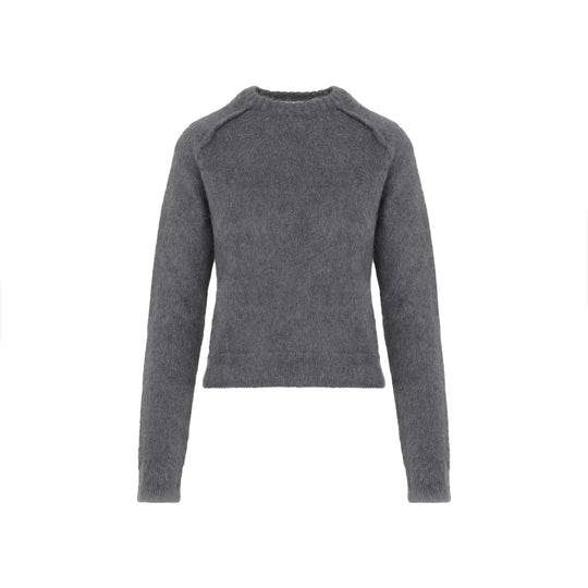 Grey Virgin Wool Pullover