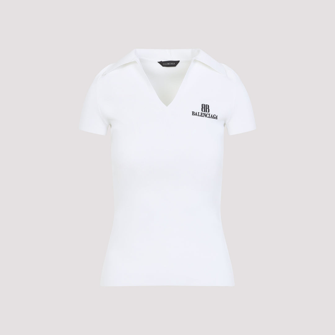 Balenciaga Polo - Bianco | 773002913d1bef42b6add505c32564e7f472ede5