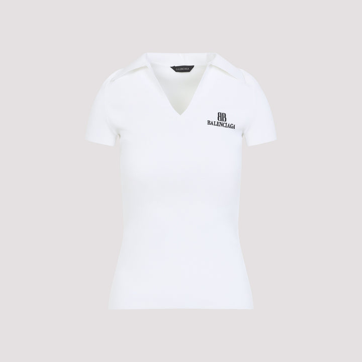 Balenciaga Polo - Bianco | 773002913d1bef42b6add505c32564e7f472ede5