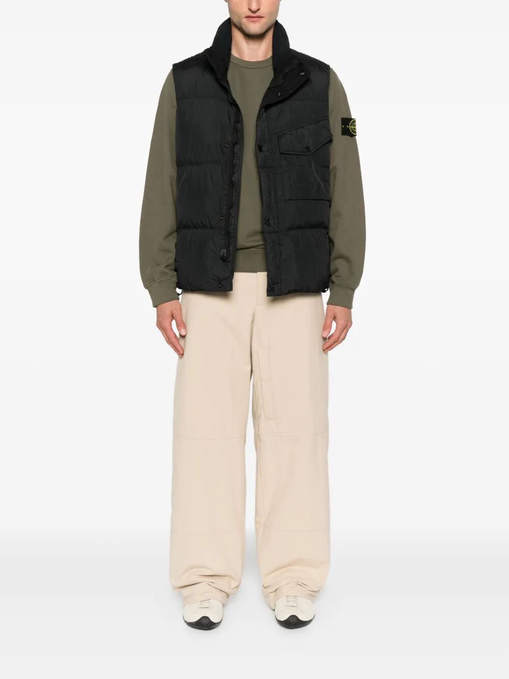 Stone Island Down jackets - Nero | 146ddf4ce7c3cdf139c24022cac839b65b95d05a