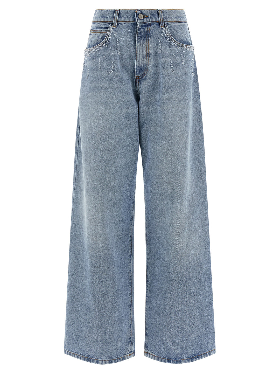 Giuseppe Di Morabito Crystal Jeans - Celeste | eade7981449e4e847a1c2e3cc224b25dd6f84788